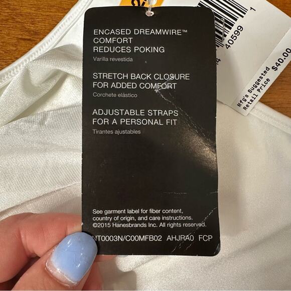 Lilyette by Bali Bra Women’s Size 42DD White Minimizer Underwire Soft Classic - Picture 4 of 11